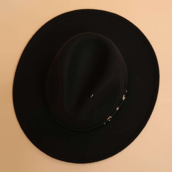 Bohemian Vegan Leather belted Fedora Hat Summer - Picture 4 of 9